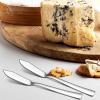 imageEfar Butter Spreader Knife Set of 6 7Inch Stainless Steel Cheese Dessert Knives for Kitchen Restaurant Party Mirror SilverMirror Silver