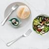 imageEfar Salad Forks Set of 12 69 Inch Pearled Edge Dessert Forks Stainless Steel Suitable for Party Home Kitchen and Restaurant Nontoxic ampamp Mirror Polished Dishwasher Safe69inches