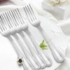 imageEfar Salad Forks Set of 12 69 Inch Pearled Edge Dessert Forks Stainless Steel Suitable for Party Home Kitchen and Restaurant Nontoxic ampamp Mirror Polished Dishwasher Safe79inches