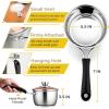 imageEfar Saucepan with Lid Max Capacity 2 Quart Stainless Steel Sauce Pot with Glass Lid for Cooking Easy Clean ampamp Rust Free Dishwasher SafeStainless Steel
