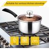 imageEfar Saucepan with Lid Max Capacity 2 Quart Stainless Steel Sauce Pot with Glass Lid for Cooking Easy Clean ampamp Rust Free Dishwasher SafeStainless Steel