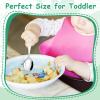 imageEfar Stainless Steel Kids Forks 6Piece Toddlers Forks Safe for PreschoolerChildren Hammered Adult look ampamp Small Size Rust Free ampamp Dishwasher SafeAnimal Spoons