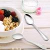 imageEfar Stainless Steel Teaspoons Set of 12 67 Inch Pearled Edge Small Dessert Tea Spoons Silverware for Home Kitchen and Restaurant Nontoxic Mirror Polished Dishwasher Safe67inches