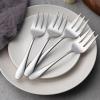 imageStainless Steel Slotted Serving Spoons Efar 4Piece Metal Tablespoons Hostess Serving Utensils Set for Catering Buffet Party Kitchen Restaurant Dishwasher SafeServing Forks x 4