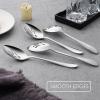imageStainless Steel Slotted Serving Spoons Efar 4Piece Metal Tablespoons Hostess Serving Utensils Set for Catering Buffet Party Kitchen Restaurant Dishwasher SafeSlotted Spoons x 4