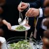 imageStainless Steel Slotted Serving Spoons Efar 4Piece Metal Tablespoons Hostess Serving Utensils Set for Catering Buffet Party Kitchen Restaurant Dishwasher SafeServing Spoons x 4