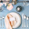 imageTeaspoon Set of 12 Efar 67 Inch Stainless Steel Spoons for Kitchen or Restaurant Nontoxic ampamp Mirror Polished Easy to Clean ampamp Dishwasher Safe79 Inches  Lines