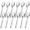 imageTeaspoon Set of 12 Efar 67 Inch Stainless Steel Spoons for Kitchen or Restaurant Nontoxic ampamp Mirror Polished Easy to Clean ampamp Dishwasher Safe79 Inches  Lines