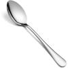 image12Piece Teaspoons Efar 67 Inches Stainless Steel Small Spoons for Home Kitchen Restaurant Mirror Polished ampamp Dishwasher SafeRound Handle