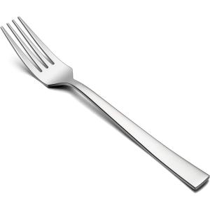 imageDinner Forks Set of 6 Efar 79 Inch Stainless Steel Forks for Home Kitchen or Restaurant Nontoxic ampamp Mirror Polished Squared Edge ampamp Dishwasher Safe79 Inches