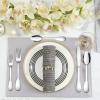image1810 Silverware Set Efar 40Piece Stainless Steel Flatware Cutlery Set Service for 8 Metal Tableware Eating Utensil Sets for HomeRestaurantWedding Elegant ampamp Classic Style  Dishwasher Safe20