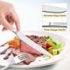 image40Piece Silverware Set for 8 Efar Stainless Steel Flatware Cutlery Set with Pearled Edge Include Forks Spoons and Knives Modern Tableware Eating Utensils for Kitchen Restaurant Dishwasher SafeSilver