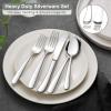 image53Piece Silverware Set with Steak Knives Serving Utensils Efar Stainless Steel Flatware Cutlery Set for 8 Modern Tableware Eating Utensils for Restaurant Kitchen Mirror Polished Dishwasher Safe53Piece with Serving Set
