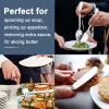 image5Piece Serving Utensils Set Efar Stainless Steel Serving Spoons Slotted Serving Spoon Serving Fork Butter Spreader Pie Server for Parties Buffet Wide Handle ampamp Mirror Finish Dishwasher Safe