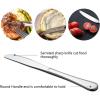 image60Piece Silverware Flatware Set Efar Stainless Steel Dinner Cutlery Utensil Set Service for 12 Suitable for HomeRestaurantHotelParty Simple Design Mirror Finished  Dishwasher SafeSimple