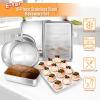 imageEfar 10Piece Baking Pans set Stainless Steel Bakeware Set for Oven Include Cake PanBaking Cookie SheetPizzaMuffinLoaf Pan NonToxic ampamp Heavy Duty Dishwasher SafeSilver