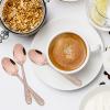 imageEfar 12Piece Small Coffee Spoons 6Inch Stainless Steel Mini Espresso Spoons for CoffeeSugarTea Hammered Design ampamp Rust Free Dishwasher SafeCopper