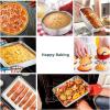 imageEfar 12Piece Stainless Steel Bakeware Sets Metal Baking Pan Set Include Round Cake Pans SquareRectangle Baking Pans with Lids Cookie Sheet LoafMuffinPizza Pan Nontoxic ampamp Dishwasher SafeStandard
