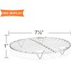imageEfar 9 Inch Round Canning Steaming Racks Stainless Steel Round Baking Cooling Rack Set of 2 MultiPurpose for Air Fryer Pressure Cooker Dishwasher Safe75