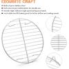 imageEfar 9 Inch Round Canning Steaming Racks Stainless Steel Round Baking Cooling Rack Set of 2 MultiPurpose for Air Fryer Pressure Cooker Dishwasher Safe105