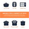 imageEfar 9 Inch Round Canning Steaming Racks Stainless Steel Round Baking Cooling Rack Set of 2 MultiPurpose for Air Fryer Pressure Cooker Dishwasher Safe75