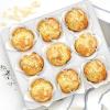 imageEfar 9Cup Muffin Pan Set of 2 Stainless Steel Muffin Pan Tin for Baking Metal Cupcake Pan Tray Nontoxic ampamp Healthy Oven ampamp Dishwasher Safe Regular Size  1137 x 1037 x 1 Inch