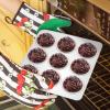 imageEfar 9Cup Muffin Pan Set of 2 Stainless Steel Muffin Pan Tin for Baking Metal Cupcake Pan Tray Nontoxic ampamp Healthy Oven ampamp Dishwasher Safe Regular Size  1137 x 1037 x 1 Inch