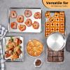 imageEfar 9Piece Baking Pan Set Stainless Steel Bakeware Sets for Sheet Cake Cookie Loaf Muffin Include Baking Sheet Round Square Rectangle Baking Pan ampamp Cooling Rack Dishwasher Safe6 Pieces Set