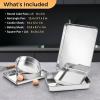 imageEfar 9Piece Baking Pan Set Stainless Steel Bakeware Sets for Sheet Cake Cookie Loaf Muffin Include Baking Sheet Round Square Rectangle Baking Pan ampamp Cooling Rack Dishwasher Safe6 Pieces Set
