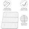 imageEfar Baking Cooling Rack Set of 2 Stainless Steel Metal Roasting Cooking Racks Size  153x1125 Non Toxic ampamp Rust Free Oven ampamp Dishwasher Safe116 x 9