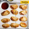 imageEfar Baking Cooling Rack Set of 2 Stainless Steel Metal Roasting Cooking Racks Size  153x1125 Non Toxic ampamp Rust Free Oven ampamp Dishwasher Safe153x1125