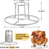 imageEfar Beer Can Chicken Holder for Grill Smoker Oven Vertical Stainless Steel Beer Butt Chicken Stand for Whole Chicken Roaster Food Grade ampamp NonToxic Rack for Tender and Juicy Chicken1 Rack