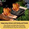 imageEfar Beer Can Chicken Holder for Grill Smoker Oven Vertical Stainless Steel Beer Butt Chicken Stand for Whole Chicken Roaster Food Grade ampamp NonToxic Rack for Tender and Juicy Chicken1 Rack