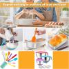imageEfar Loaf Pan Set of 4 9x5 Inch Stainless Steel Bread Loaf Pan Metal Bakeware for Baking Bread Cake Meatloaf Brownies Healthy ampamp Non Toxic Easy Release ampamp Dishwasher SafeSilver