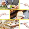 imageHeavy Duty Serving Utensils Efar 5Piece Stainless Steel Serving Spoons Slotted Serving Spoon Serving Fork Butter Spreader Pie Server for Party Buffet Catering Mirror Finish ampamp Dishwasher Safe