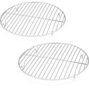 imageEfar 9 Inch Round Canning Steaming Racks Stainless Steel Round Baking Cooling Rack Set of 2 MultiPurpose for Air Fryer Pressure Cooker Dishwasher Safe105