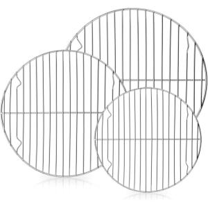 imageEfar 9 Inch Round Canning Steaming Racks Stainless Steel Round Baking Cooling Rack Set of 2 MultiPurpose for Air Fryer Pressure Cooker Dishwasher Safe105975