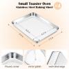 imageEfar Cookie Sheet for Baking 18x13 Stainless Steel Baking Sheet Pan for Oven Large Non Toxic Metal Baking Tray for Cake Cookies Healthy ampamp Rust Free Mirror Finish ampamp Dishwasher Safe 1 Pack4