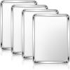 imageEfar Cookie Sheet for Baking 18x13 Stainless Steel Baking Sheet Pan for Oven Large Non Toxic Metal Baking Tray for Cake Cookies Healthy ampamp Rust Free Mirror Finish ampamp Dishwasher Safe 1 Pack4