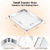 imageEfar Cookie Sheet for Baking 18x13 Stainless Steel Baking Sheet Pan for Oven Large Non Toxic Metal Baking Tray for Cake Cookies Healthy ampamp Rust Free Mirror Finish ampamp Dishwasher Safe 1 Pack1