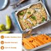 imageEfar Cookie Sheet for Baking 18x13 Stainless Steel Baking Sheet Pan for Oven Large Non Toxic Metal Baking Tray for Cake Cookies Healthy ampamp Rust Free Mirror Finish ampamp Dishwasher Safe 1 Pack4