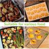 imageEfar Nonstick Baking Sheet with Rack Set 9 x 7 x 1 Inch Cookie Sheet Baking Pan with Cooling Rack for Toaster Oven Commercial Grade ampamp NonToxic Easy to Clean16 x 12 inch