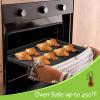 imageEfar Nonstick Baking Sheet with Rack Set 9 x 7 x 1 Inch Cookie Sheet Baking Pan with Cooling Rack for Toaster Oven Commercial Grade ampamp NonToxic Easy to Clean125 x 95 inch