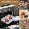 imageEfar Small Baking Sheet with Wire Rack 2 Pans  2 Racks Stainless Steel Cookie Sheets Trays ampamp Cooling Rack for Toaster Oven Non Toxic ampamp Warp Resistant Oven ampamp Dishwasher Safe 105 x 83 x 1 Inch124x97