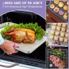 imageEfar Small Baking Sheet with Wire Rack 2 Pans  2 Racks Stainless Steel Cookie Sheets Trays ampamp Cooling Rack for Toaster Oven Non Toxic ampamp Warp Resistant Oven ampamp Dishwasher Safe 105 x 83 x 1 Inch20x14