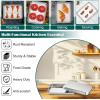 imageEfar Small Baking Sheet with Wire Rack 2 Pans  2 Racks Stainless Steel Cookie Sheets Trays ampamp Cooling Rack for Toaster Oven Non Toxic ampamp Warp Resistant Oven ampamp Dishwasher Safe 105 x 83 x 1 Inch94x73