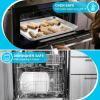 imageEfar Stainless Steel Baking Sheet with Wire Rack Set 16 x 12 Cookie Sheet Baking Pan for Oven Rimmed Large Metal Tray with Cooling Rack for Cooking Roasting NonToxic ampamp Dishwasher Safe125x95