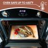 imageEfar Toaster Oven Tray 105x8x1 Inch Nonstick Baking Cookies Sheet Pan for Oven Small Metal Carbon Steel Baking Pan for Bacon Steak Nontoxic ampamp Easy Clean Heat ampamp Warp Resistant2