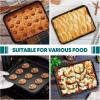 imageEfar Toaster Oven Tray 105x8x1 Inch Nonstick Baking Cookies Sheet Pan for Oven Small Metal Carbon Steel Baking Pan for Bacon Steak Nontoxic ampamp Easy Clean Heat ampamp Warp Resistant2