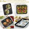 imageEfar Toaster Oven Tray 105x8x1 Inch Nonstick Baking Cookies Sheet Pan for Oven Small Metal Carbon Steel Baking Pan for Bacon Steak Nontoxic ampamp Easy Clean Heat ampamp Warp Resistant1